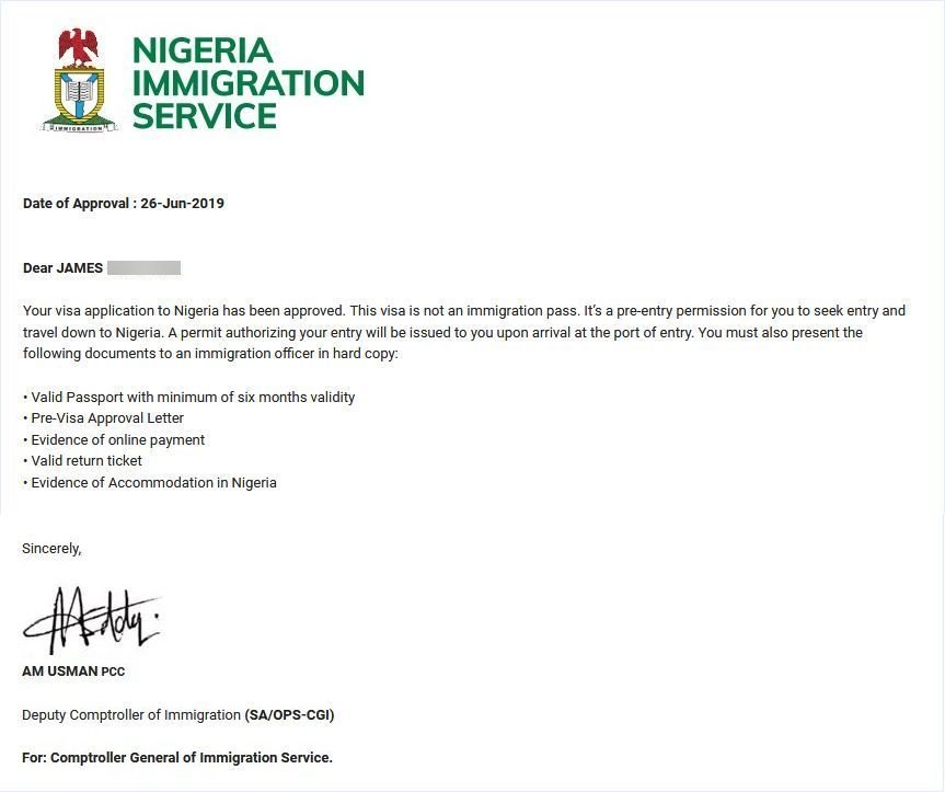 my nigeria visa on arrival experience